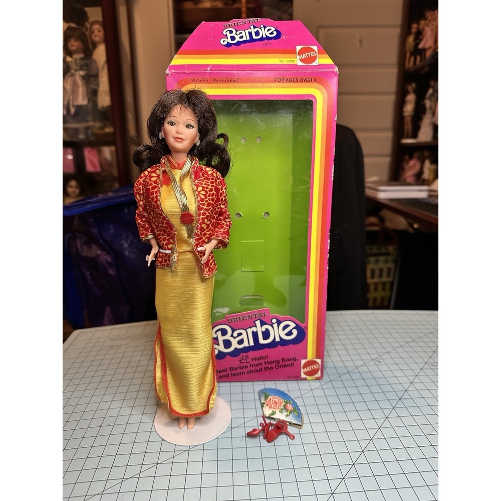 1980 Mattel Oriental Barbie from Hong Kong #3262 Great Vintage Condition